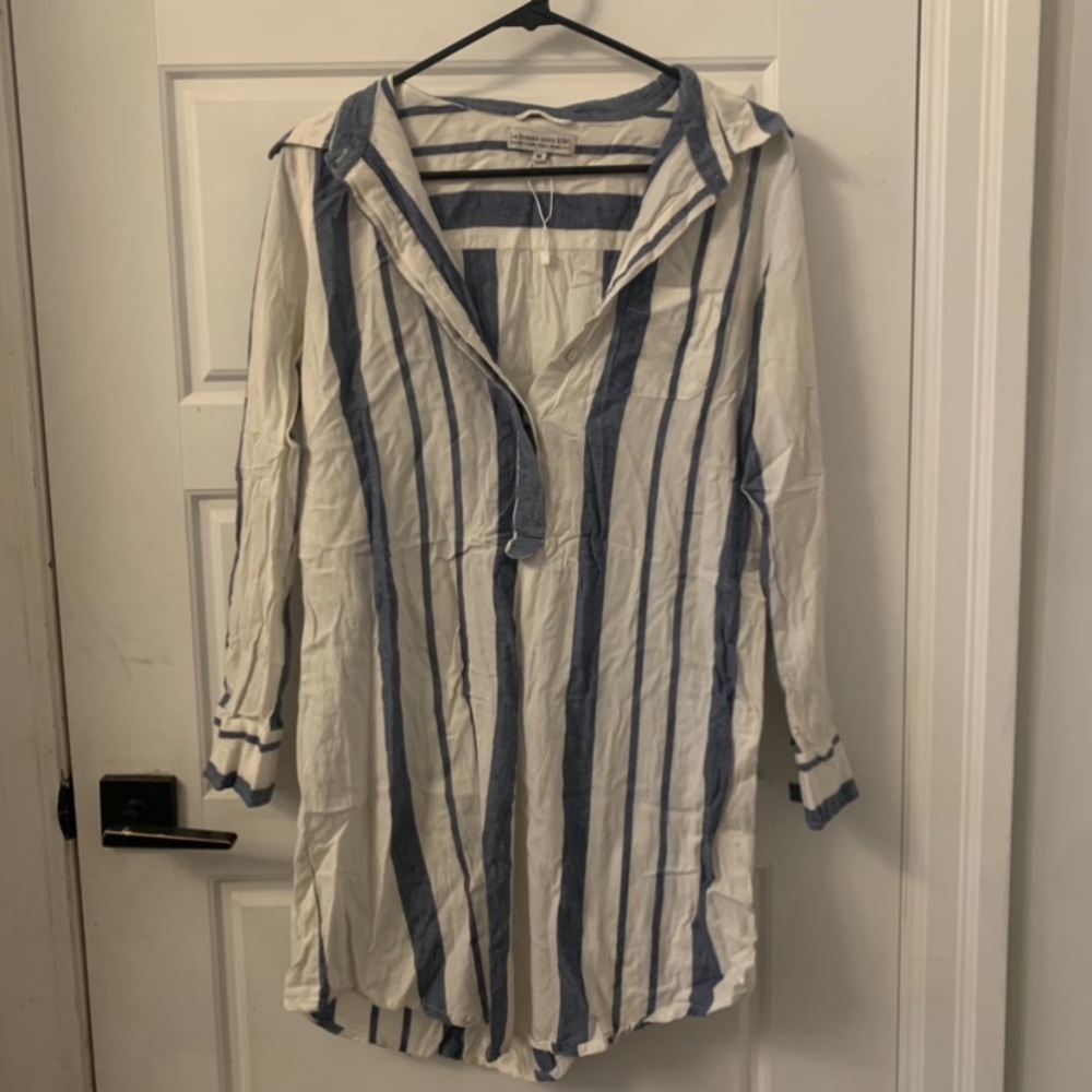 Striped Shirt Dress